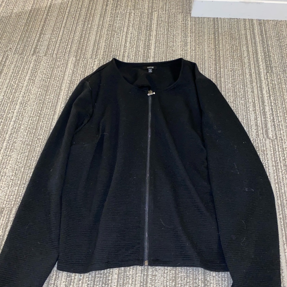apt 9 zip up cardigan